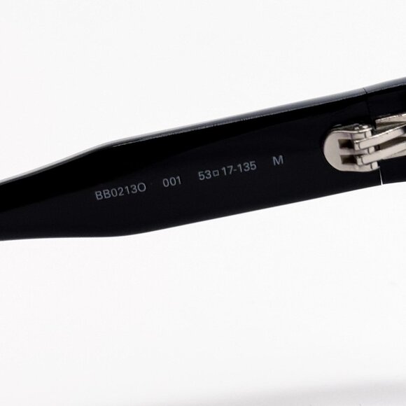 NEW BALENCIAGA EYEGLASSES BB0213O 001 ROUND BLACK WOMEN EYEWEAR BALENCIAGA - Picture 8 of 9